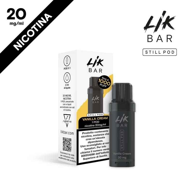LIK BAR STILL POD VANILLA CREAM 20 NICOTINA by Suprem-e LIK BAR STILL POD VANILLA CREAM 20 NICOTINA by Suprem-e