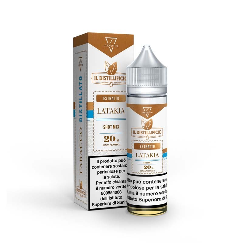 IL DISTILLIFICIO LATAKIA Shot Mix 20ML/60 Liquido per Sigaretta Elettronica by Suprem-e IL DISTILLIFICIO LATAKIA Shot Mix 20ML/60 Liquido per Sigaretta Elettronica by Suprem-e
