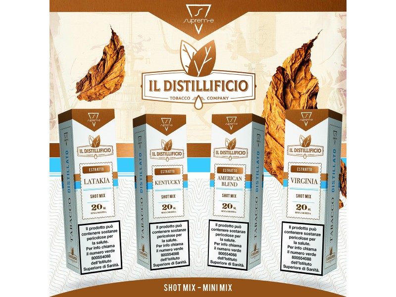 IL DISTILLIFICIO, Nuovi Liquidi per Sigaretta Elettronica dal Gusto Autentico