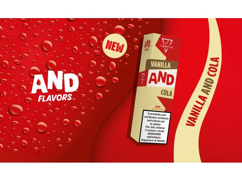 Novità assoluta da Suprem-e: AND Flavours si arricchisce con un gusto sorprendente!
